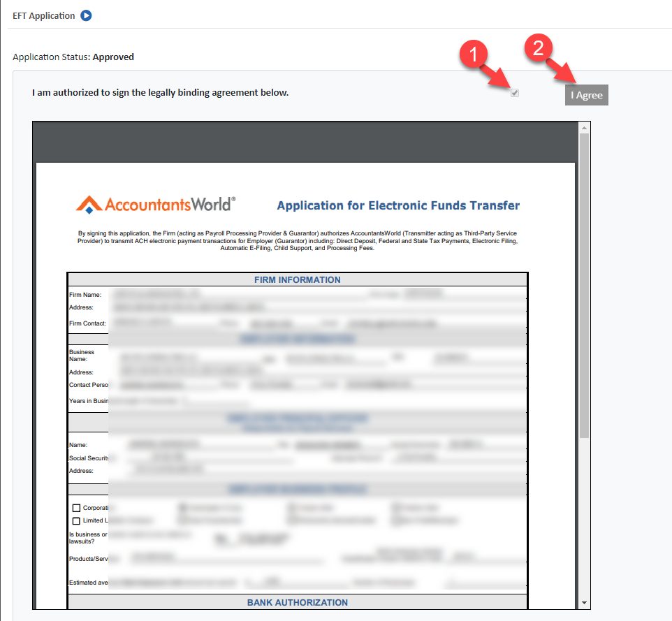 Sign Payroll Application
