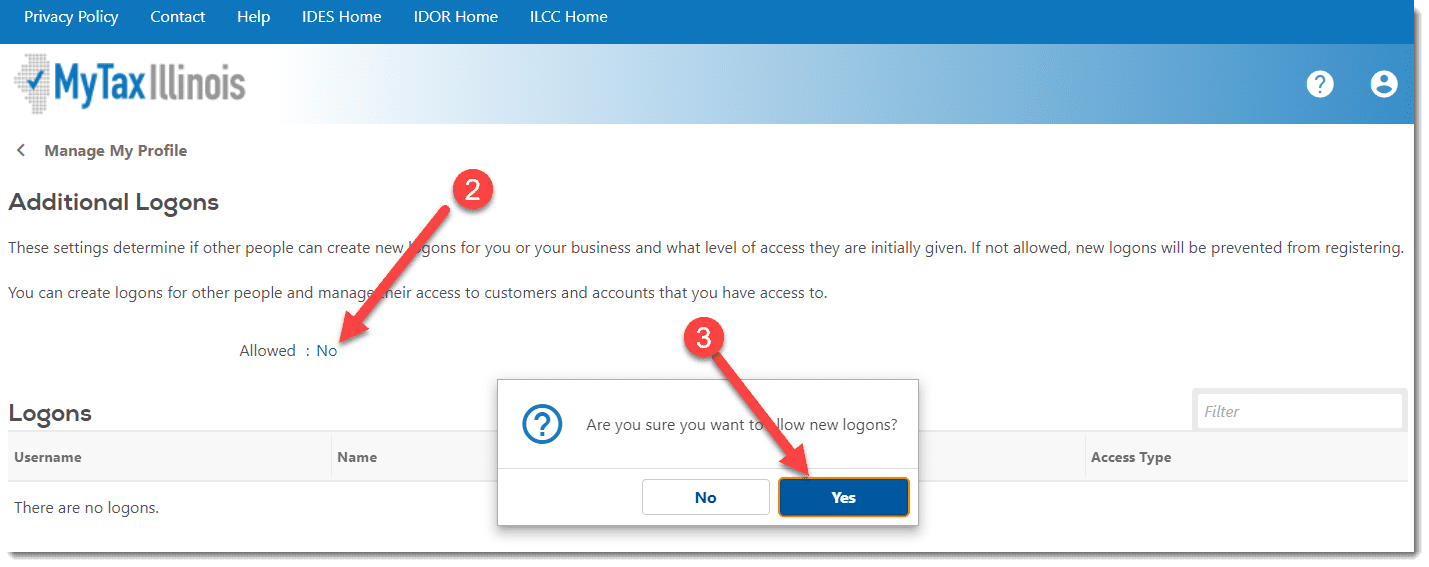 IL MyTax 3rd-Party Access